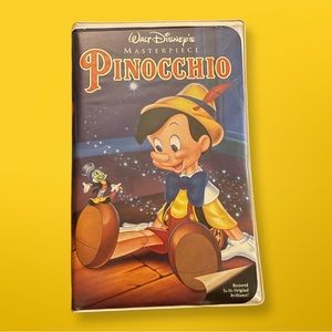 Walt Disney’s Masterpiece VHS Pinocchio 239 Black Diamond